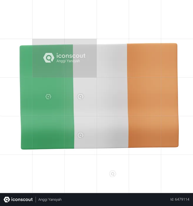 Ireland Flag  3D Icon