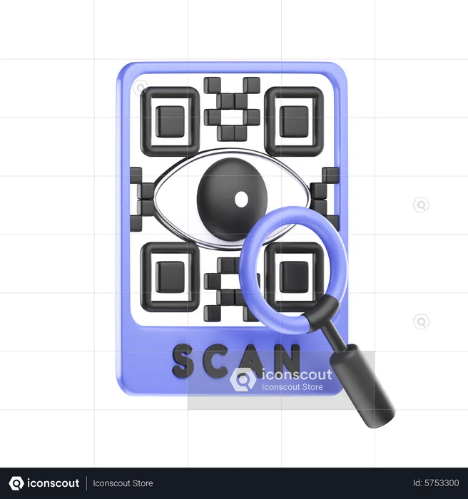 Iris-Scan  3D Icon