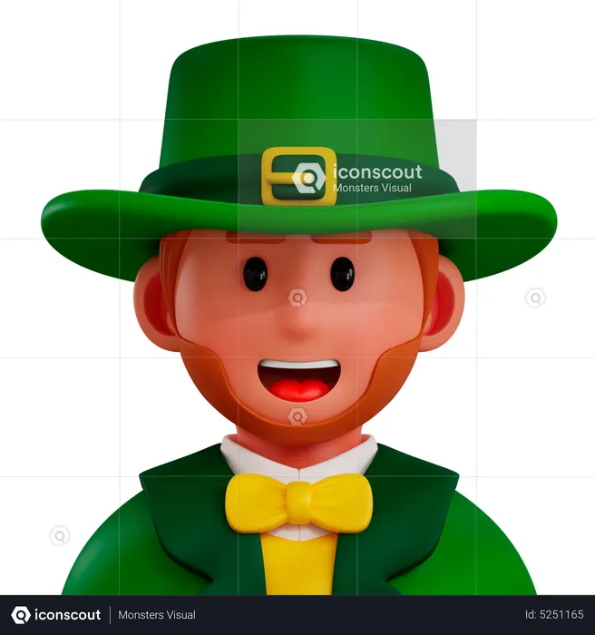 Irish  3D Icon