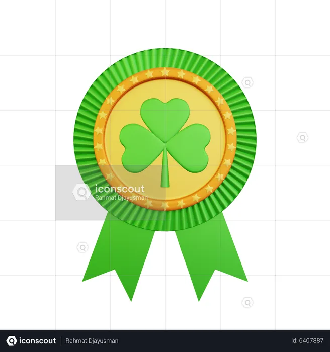 Irish Badge  3D Icon