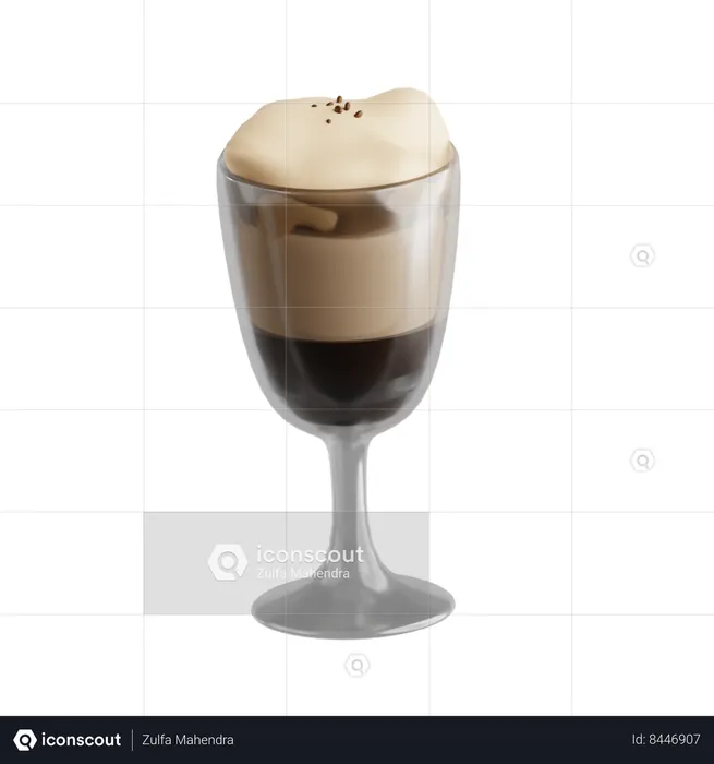 Irish Coffee  3D Icon