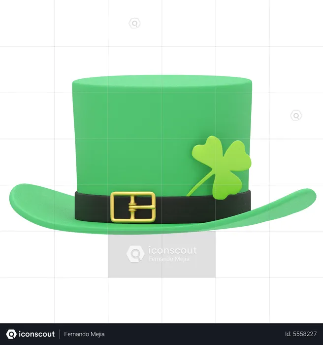 Irish Hat  3D Icon