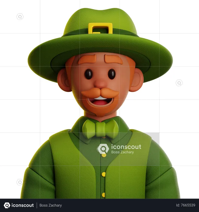 Irish People  3D Icon