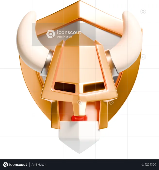 Iron Shield  3D Icon