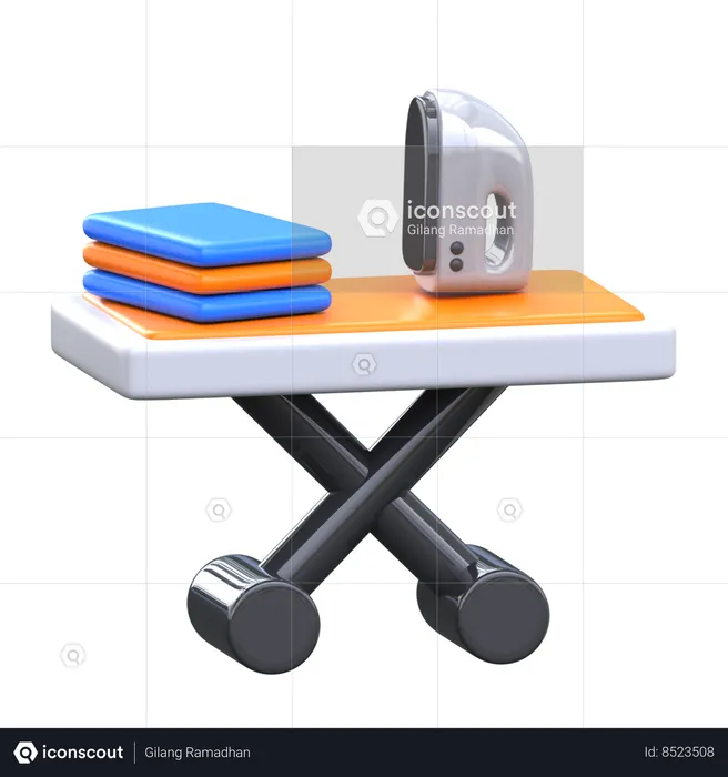 Ironing  3D Icon