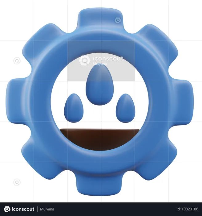 Irrigação  3D Icon