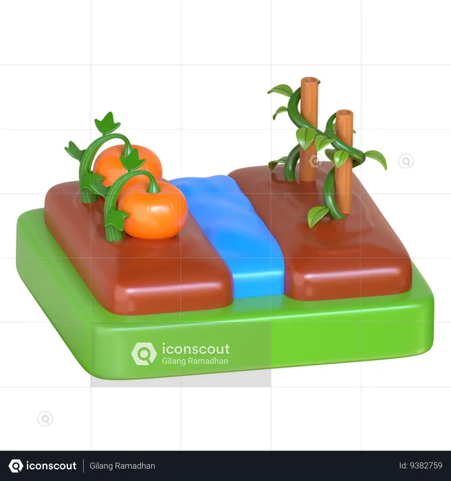 Irrigation  3D Icon