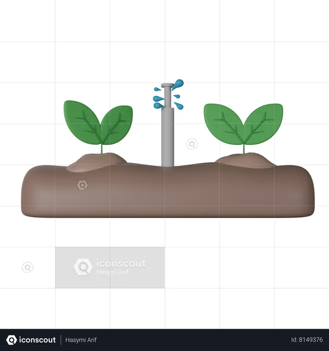 Irrigation  3D Icon