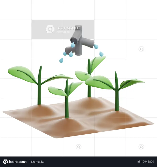 Irrigation system  3D Icon