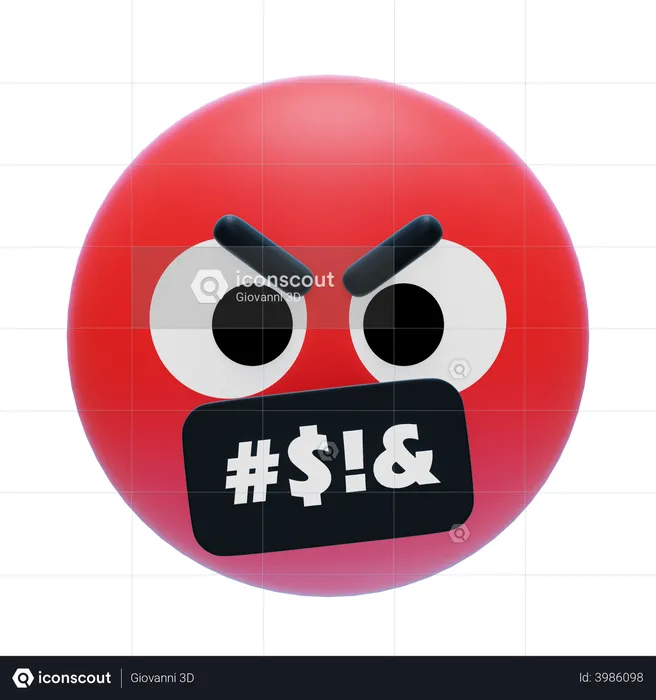 Nervoso Emoji 3D Icon