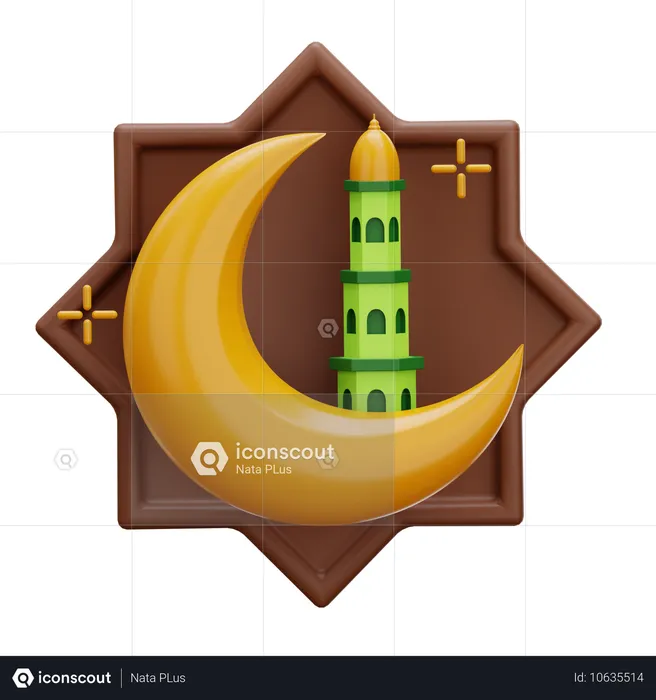 イスラム教  3D Icon