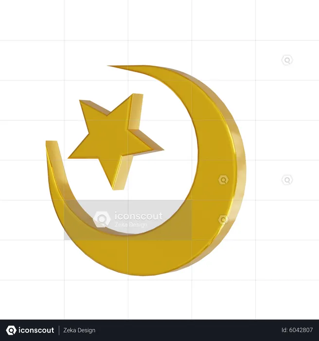 Islam Sign  3D Icon