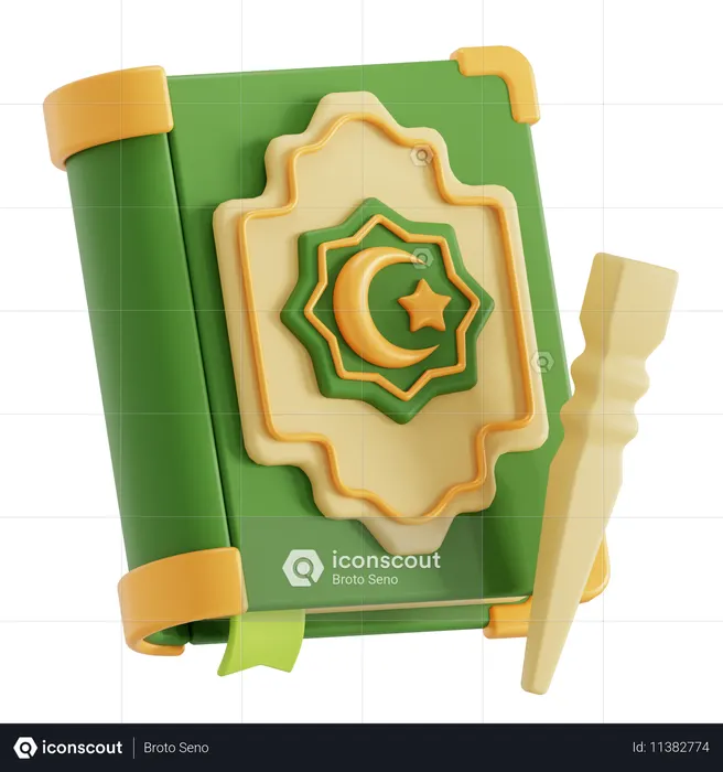 Islamic bible  3D Icon