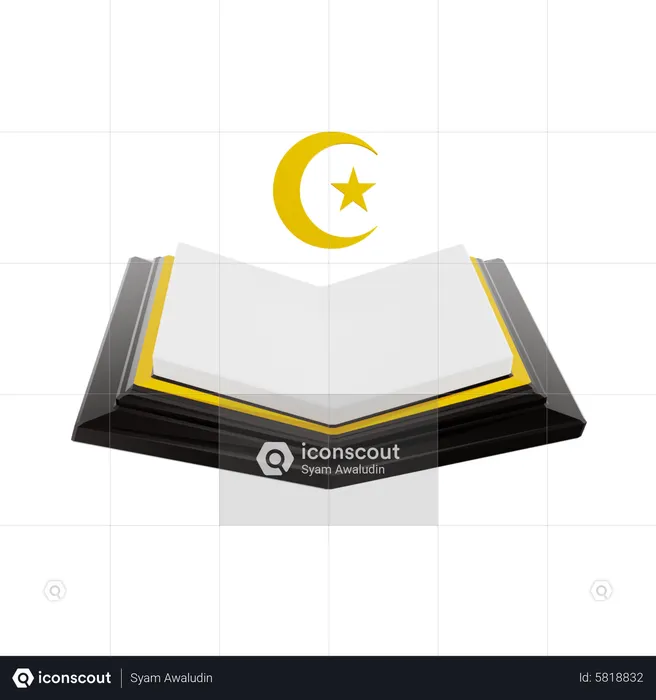 Islamic Book  3D Icon