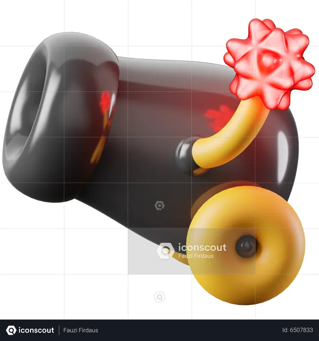 Islamic Cannon  3D Icon