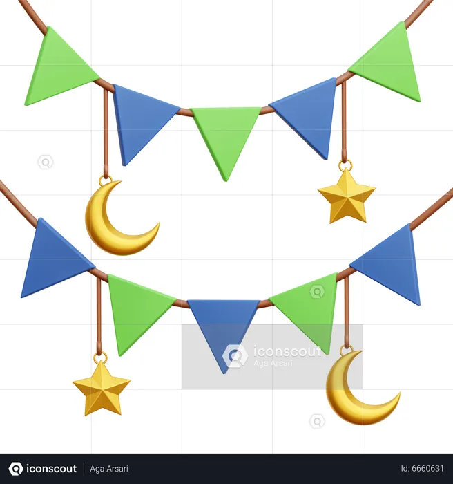 Islamic Decoration  3D Icon