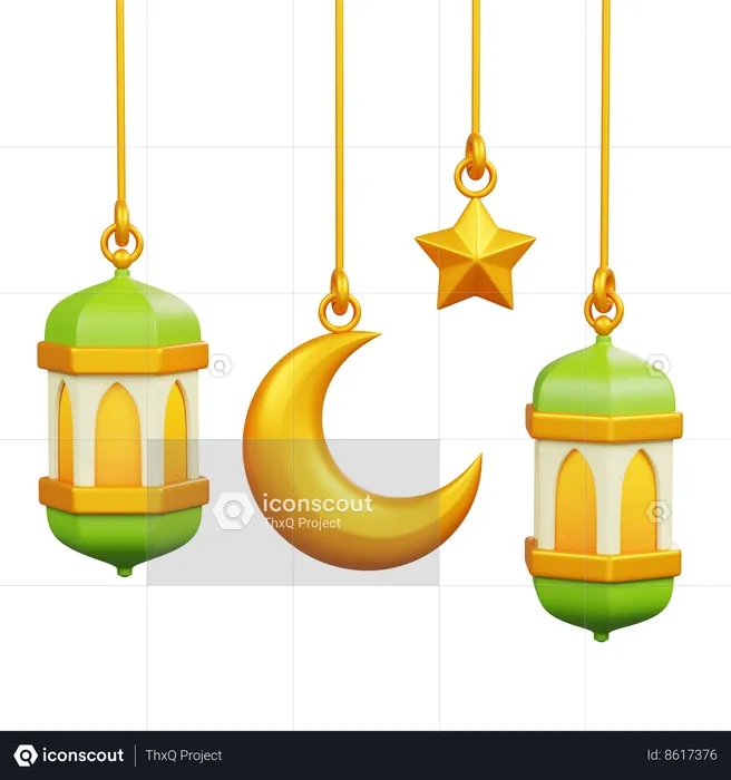 Islamic Decoration1  3D Icon