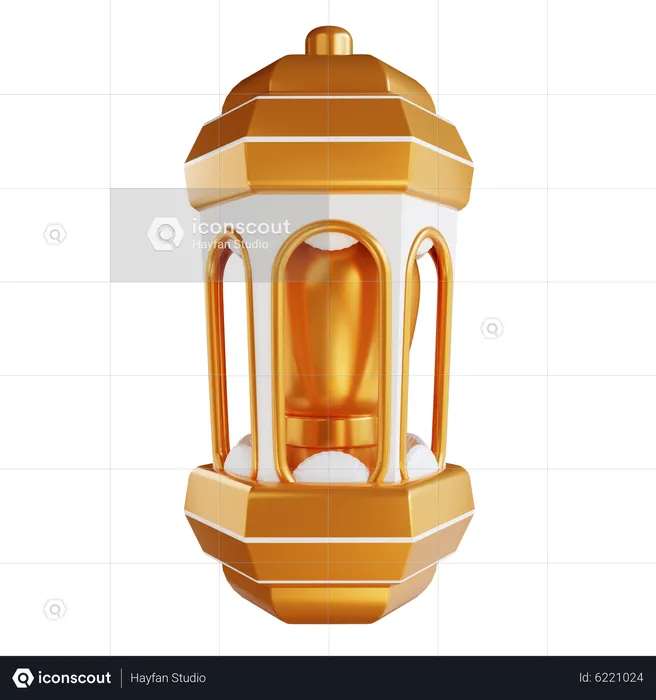 Islamic Lantern  3D Icon