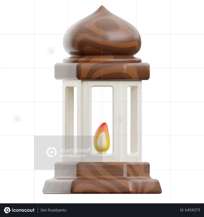 Islamic Lantern  3D Icon