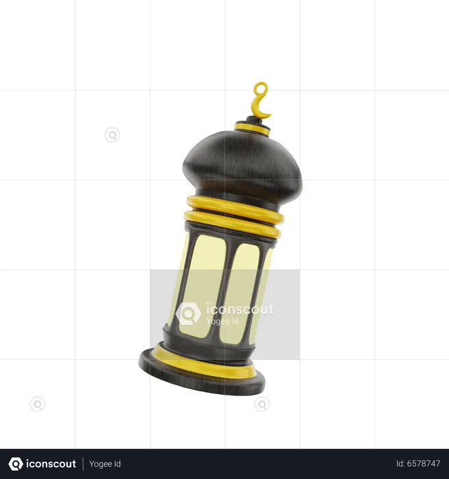 Islamic Lantern  3D Icon