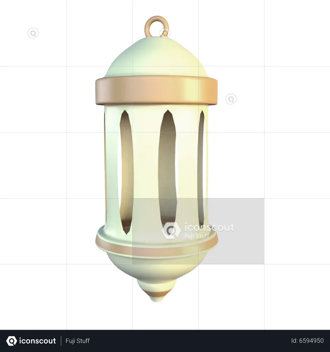 Islamic Lantern  3D Icon