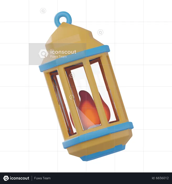 Islamic Lantern  3D Icon