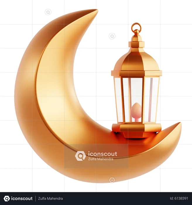 Islamic Lantern  3D Icon