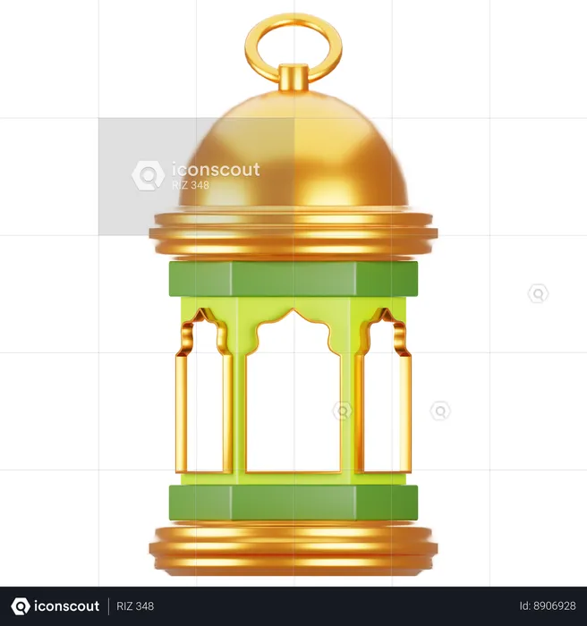 Islamic lantern  3D Icon