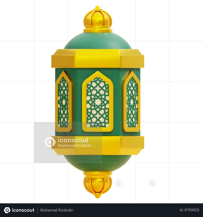 Islamic lantern ornamen  3D Icon