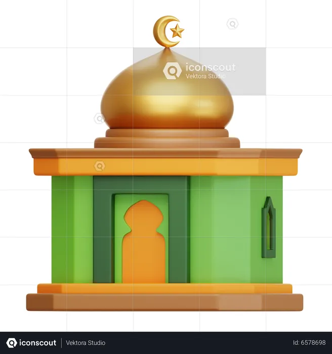 Islamic Mosque  3D Icon