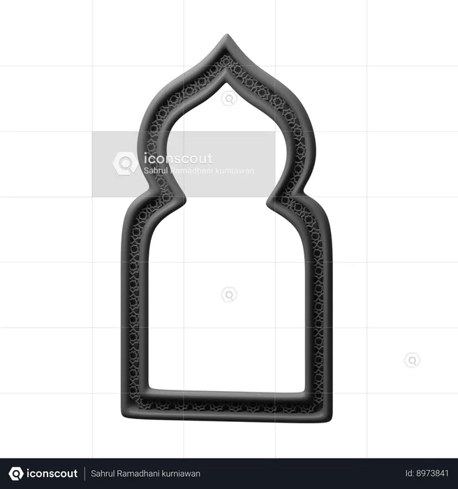 Islamic ornament  3D Icon