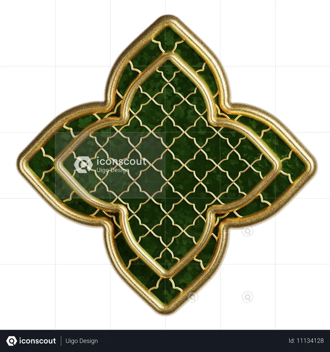 Islamic Pattern  3D Icon