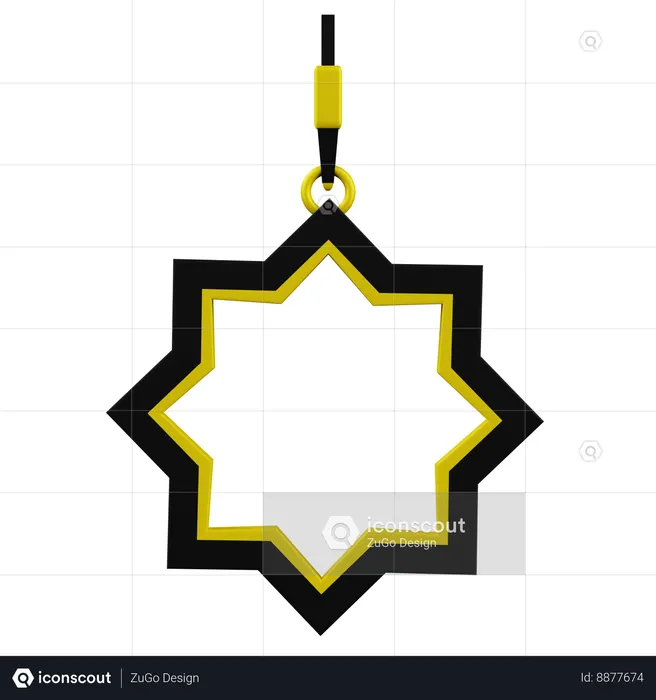 Islamic Shape  3D Icon
