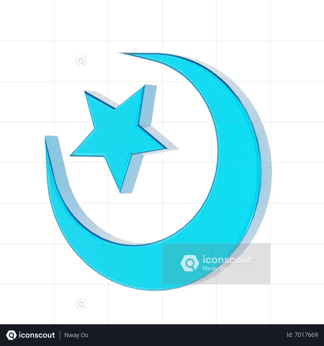 Islamic Symbol  3D Icon