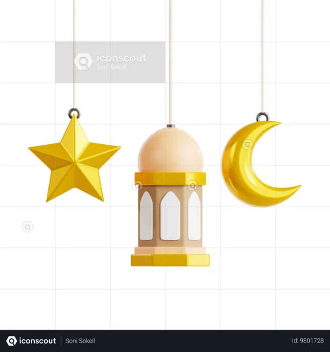 Islamische Dekoration  3D Icon