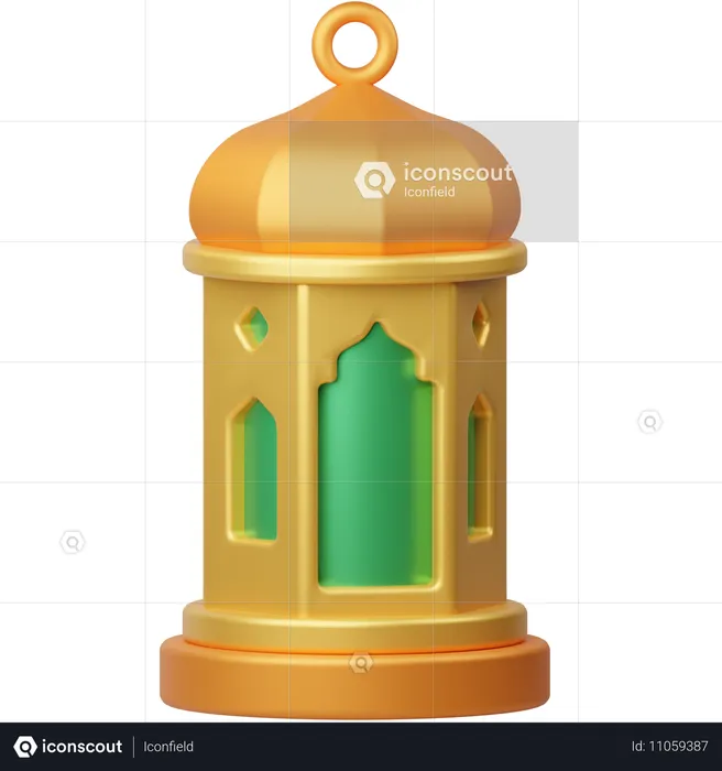 Islamische laterne  3D Icon