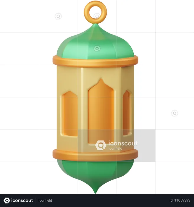 Islamische laterne  3D Icon