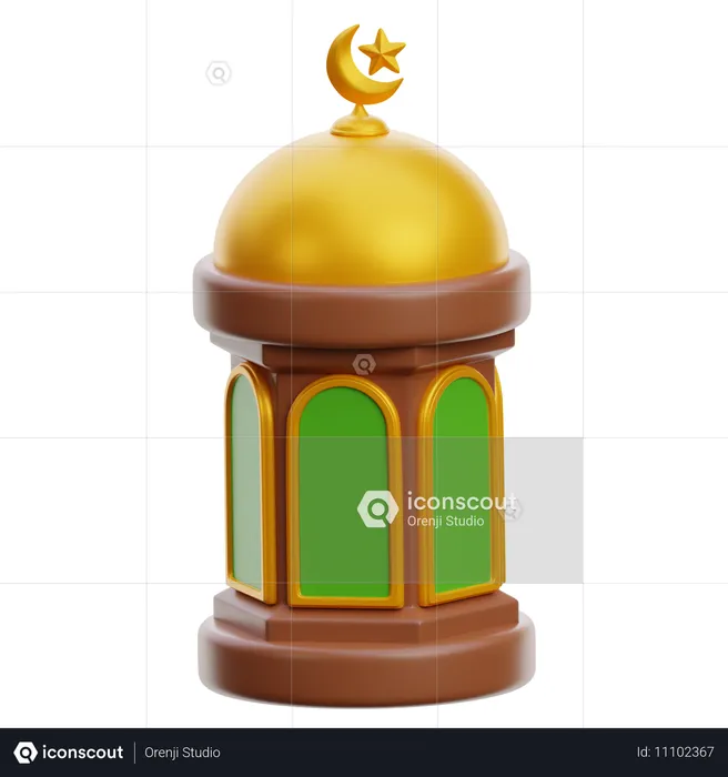 Islamische laterne  3D Icon