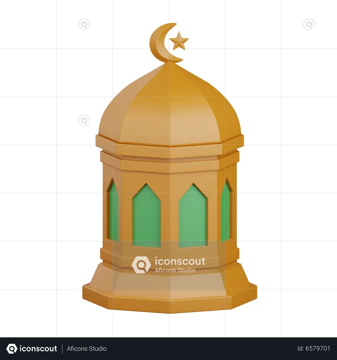 Islamische laterne  3D Icon