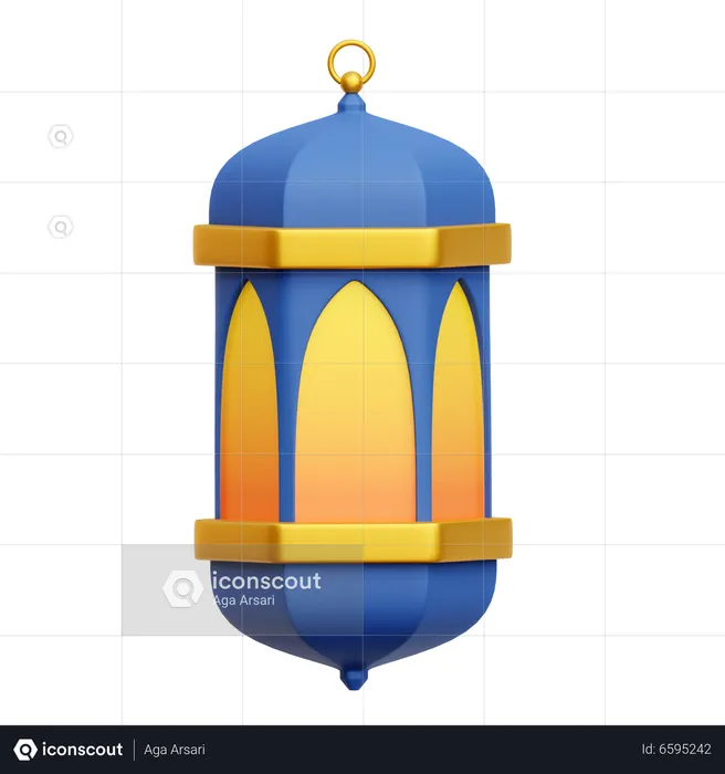 Islamische laterne  3D Icon