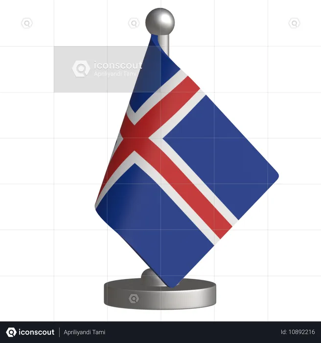 Islandia  3D Icon