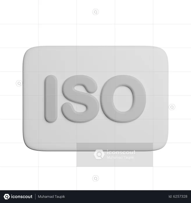ISO  3D Icon