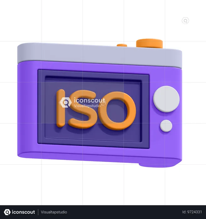 Caméra iso  3D Icon