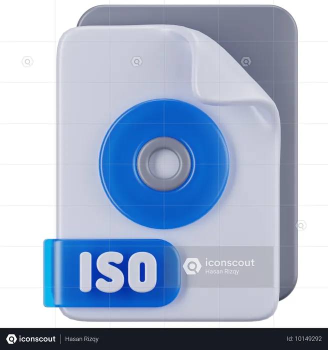 ISO File  3D Icon