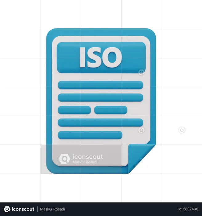 Iso file  3D Icon