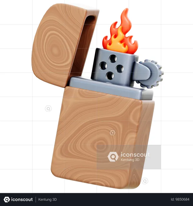 Isqueiro  3D Icon