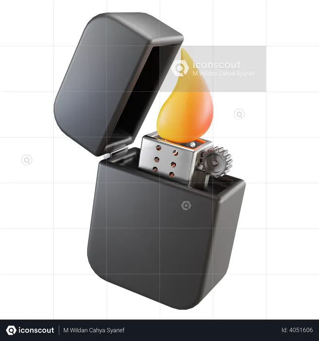Isqueiro  3D Icon