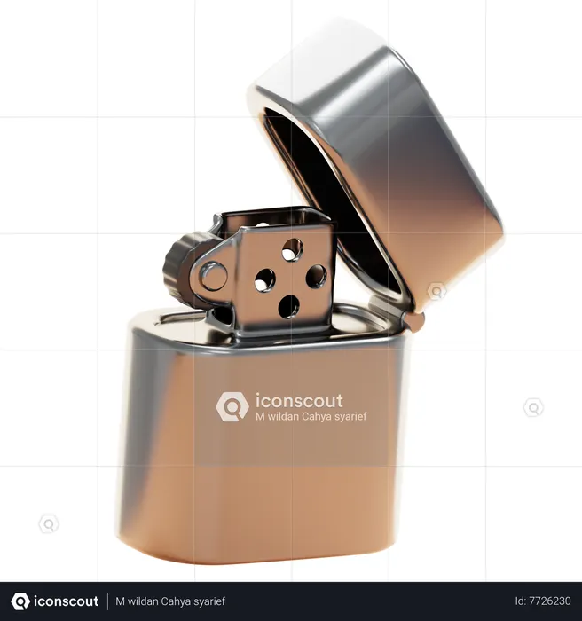 Isqueiro  3D Icon