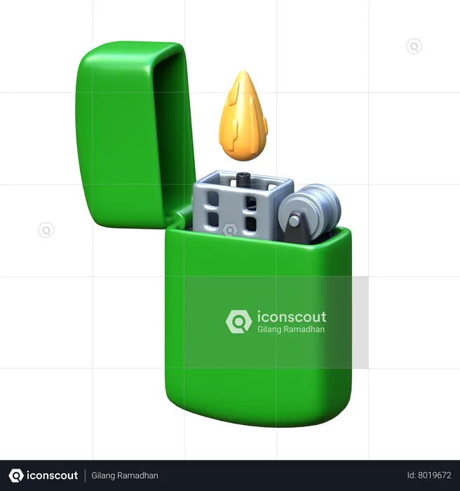 Isqueiro  3D Icon