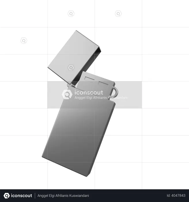 Isqueiro a gás  3D Icon